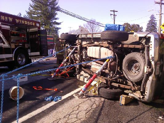 MVC with entrapment. Rt.31/Church St., New Windsor (Station 10)